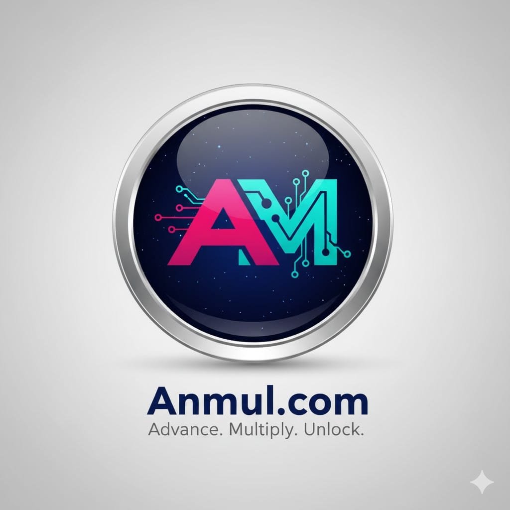 Anmul domain name logo