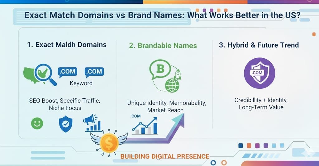 Exact Match Domains vs Brand Names: What Works Better in the US?