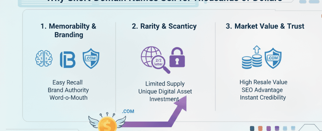 Why Short Domain Names Sell for Thousands of Dollars