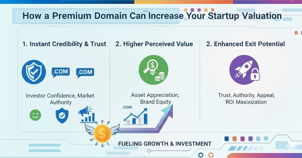 How a Premium Domain Can Increase Your Startup Valuation