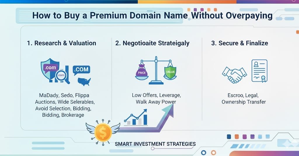 How to Buy a Premium Domain Name Without Overpaying