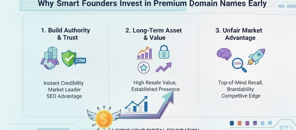 Why Smart Founders Invest in Premium Domain Names Early