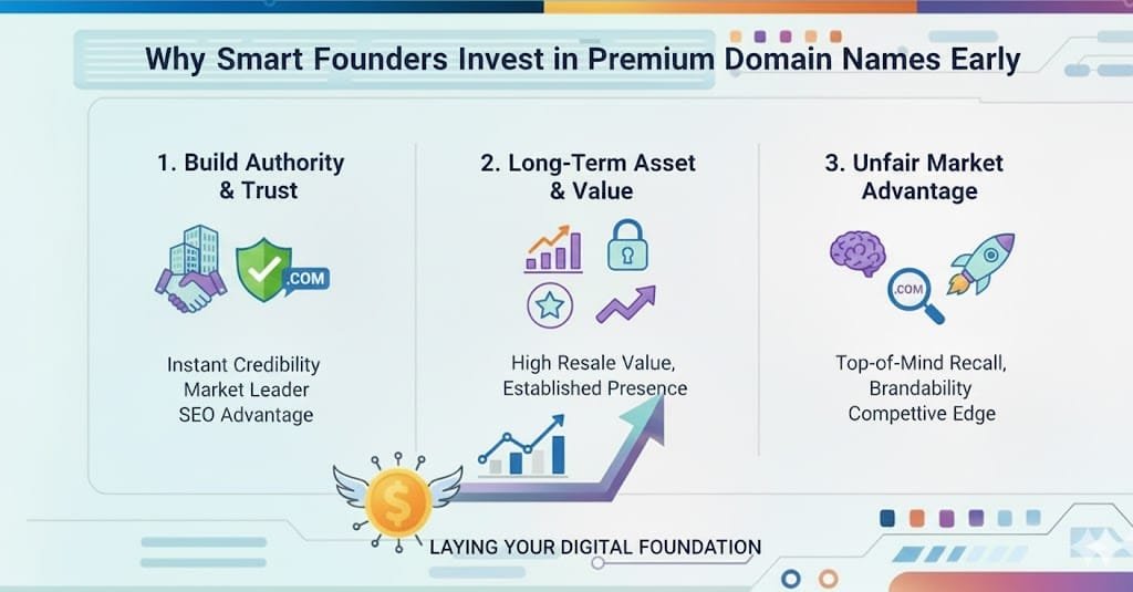 Why Smart Founders Invest in Premium Domain Names Early