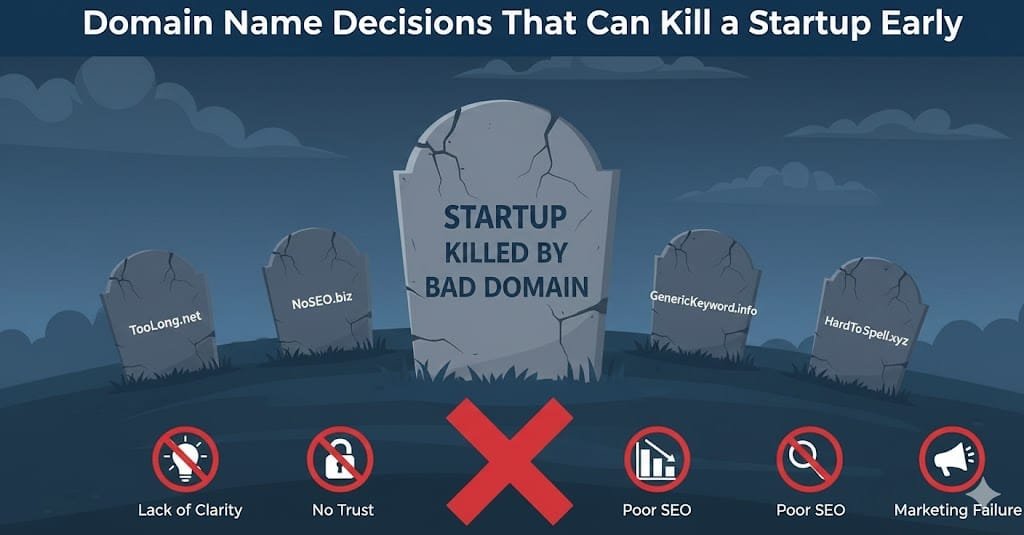 Domain Name Decisions That Can Kill a Startup Early