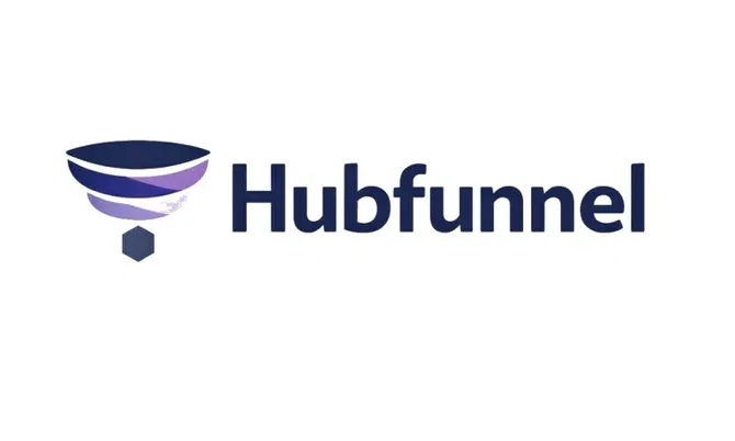 Hubfunnel domain name logo