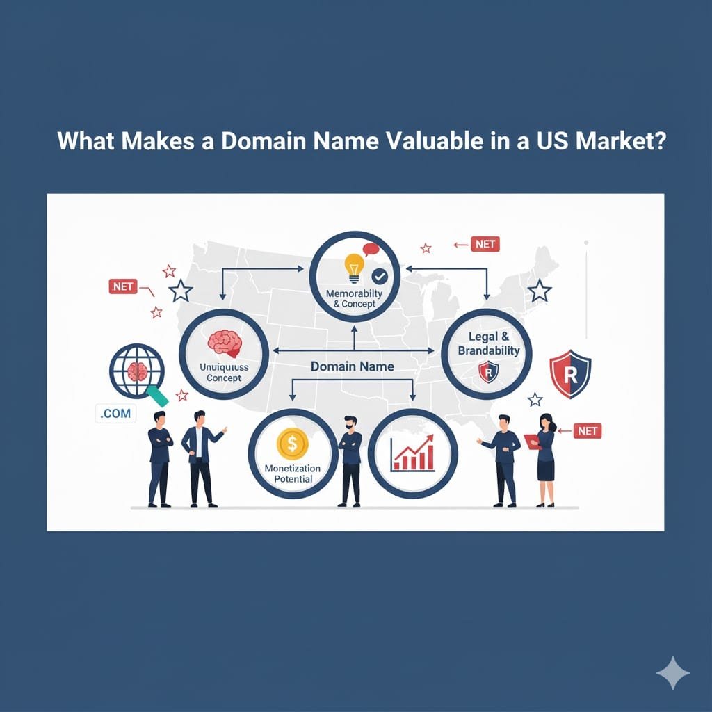 What Makes a Domain Name Valuable in the US Market?