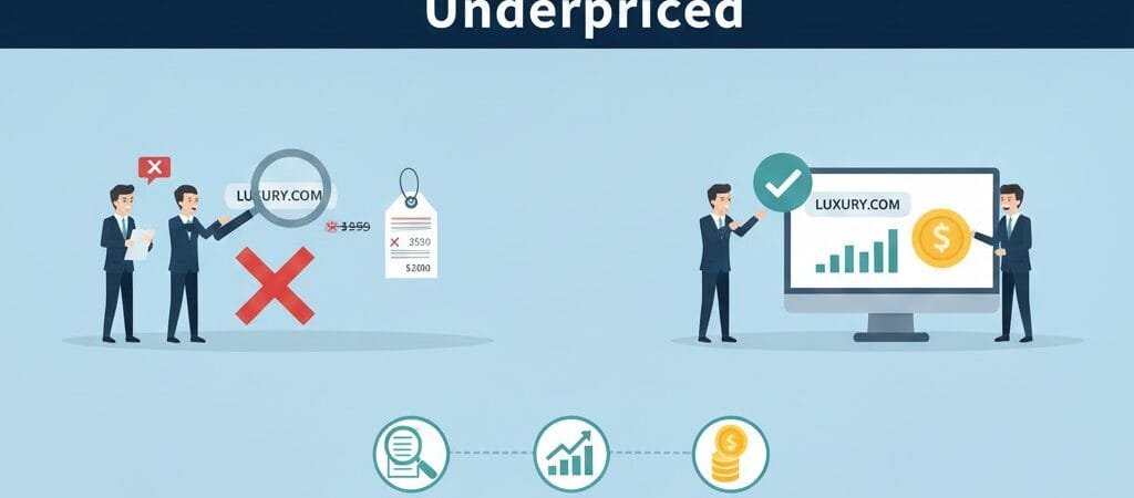 Signs a Domain Name Is Underpriced