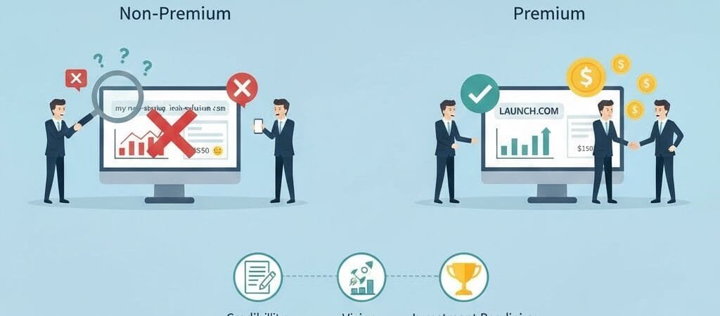 Why Premium Domains Signal Serious Founders