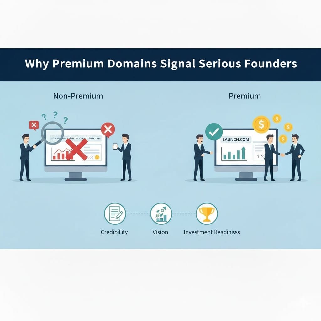 Why Premium Domains Signal Serious Founders