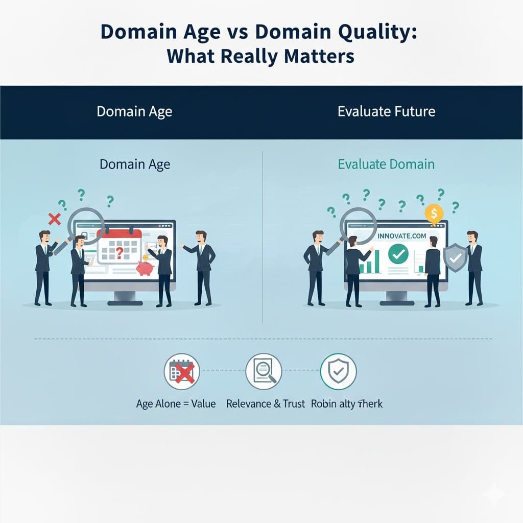 Domain Age vs Domain Quality: What Really Matters