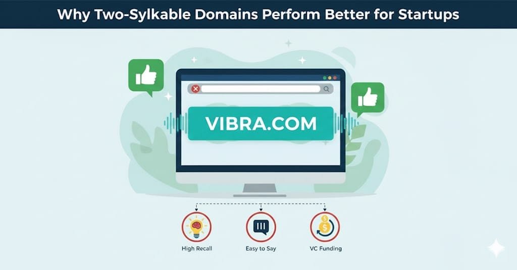 Why Two-Syllable Domains Perform Better for Startups