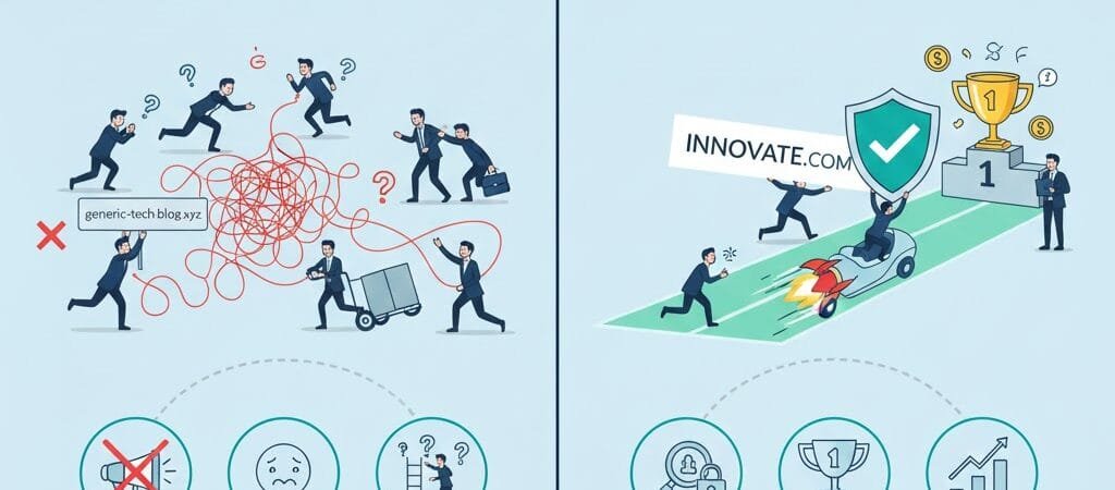 The Competitive Advantage of Owning the Right Domain Name