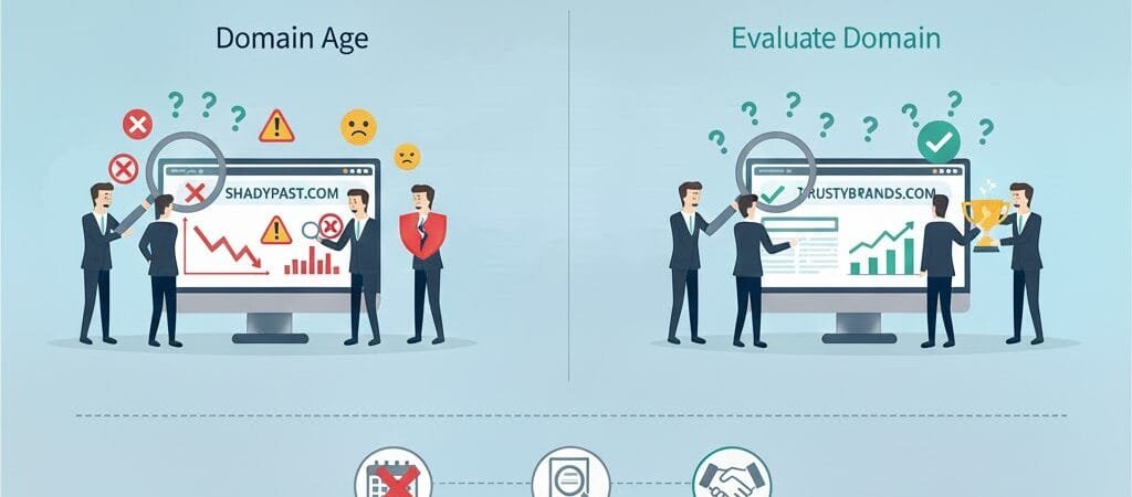 How Domain History Affects Brand Credibility