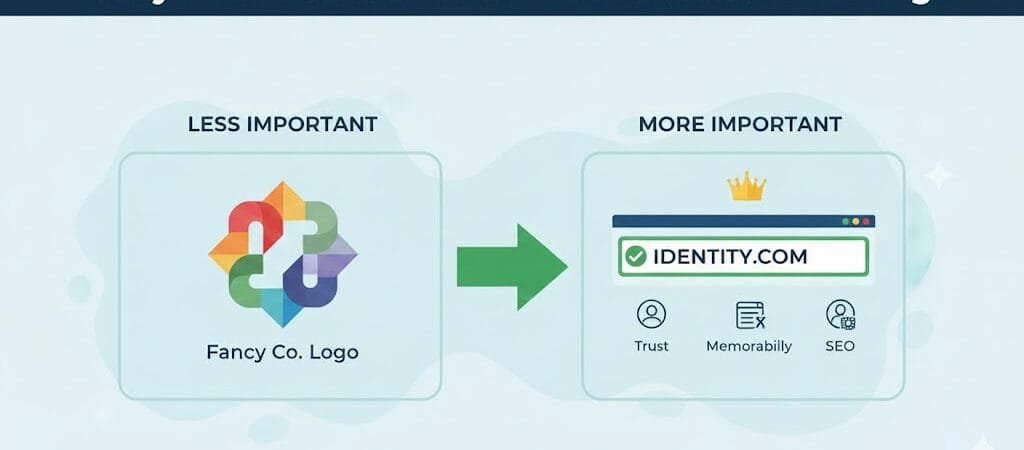 Why Your Domain Name Matters More Than Your Logo