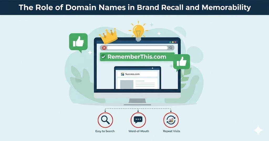 The Role of Domain Names in Brand Recall and Memorability