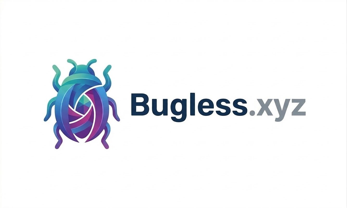 Bugless.xyz premium domain for software, QA, and tech startups 🖥️🐞